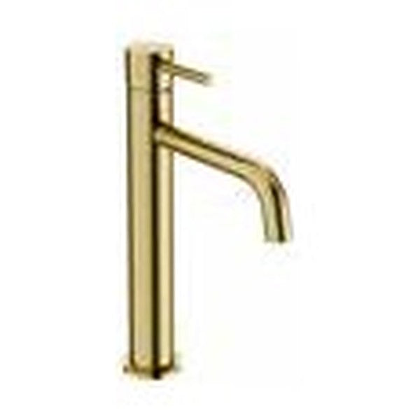 Artisa Tall Basin Mixer in brushed brass