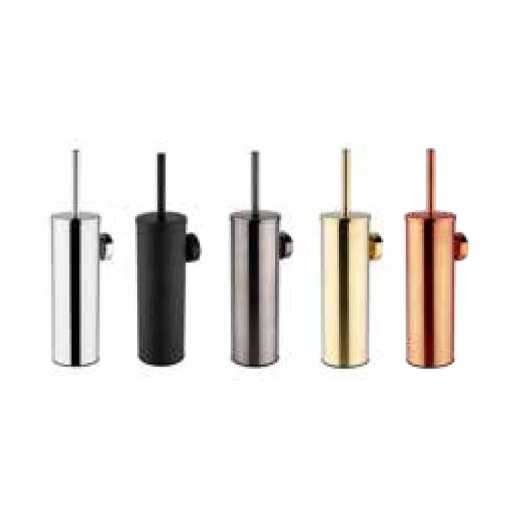 Artisa Toilet Brush Holder in chrome, matt black, gunmetal, brushed brass and brushed bronze