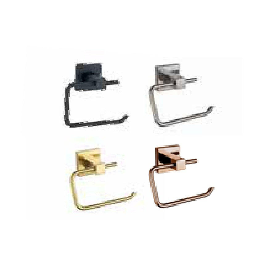 Artisa Toilet Roll Holder, square, in a choice of finishes