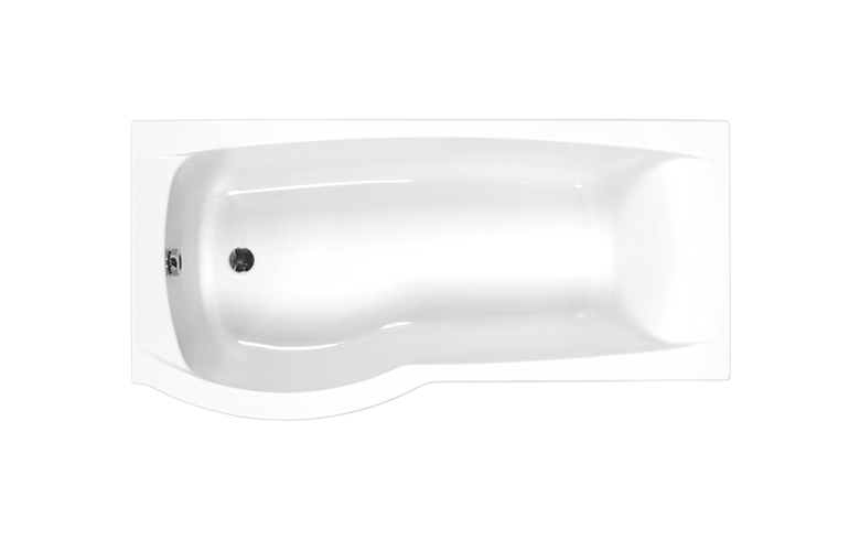 Carron Eco Aspect Shower Bath, plan view