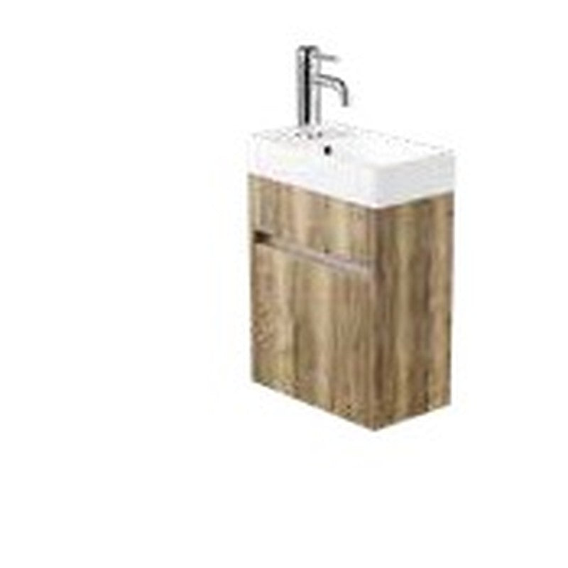 Aspira 400mm Wall Hung Vanity Unit & Basin, 1 Door