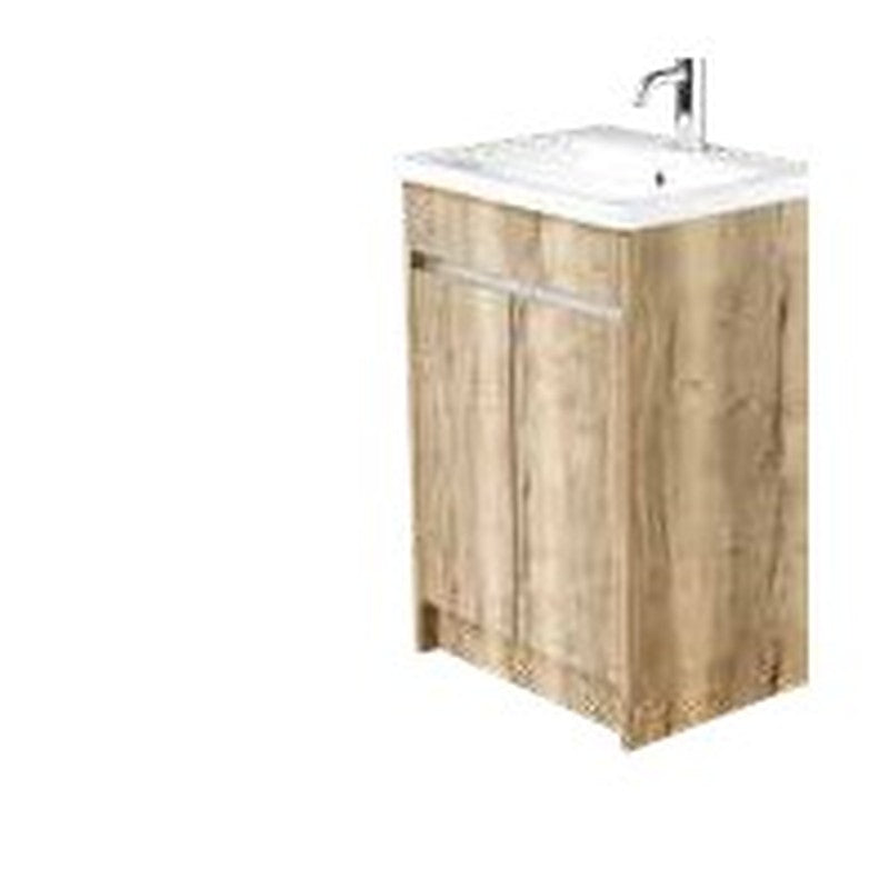 Aspira 550mm Floorstanding Vanity Unit & Basin, 2 Doors