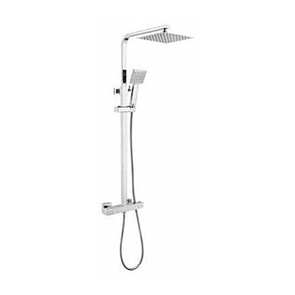 Aspira Square Thermostatic Drench Shower