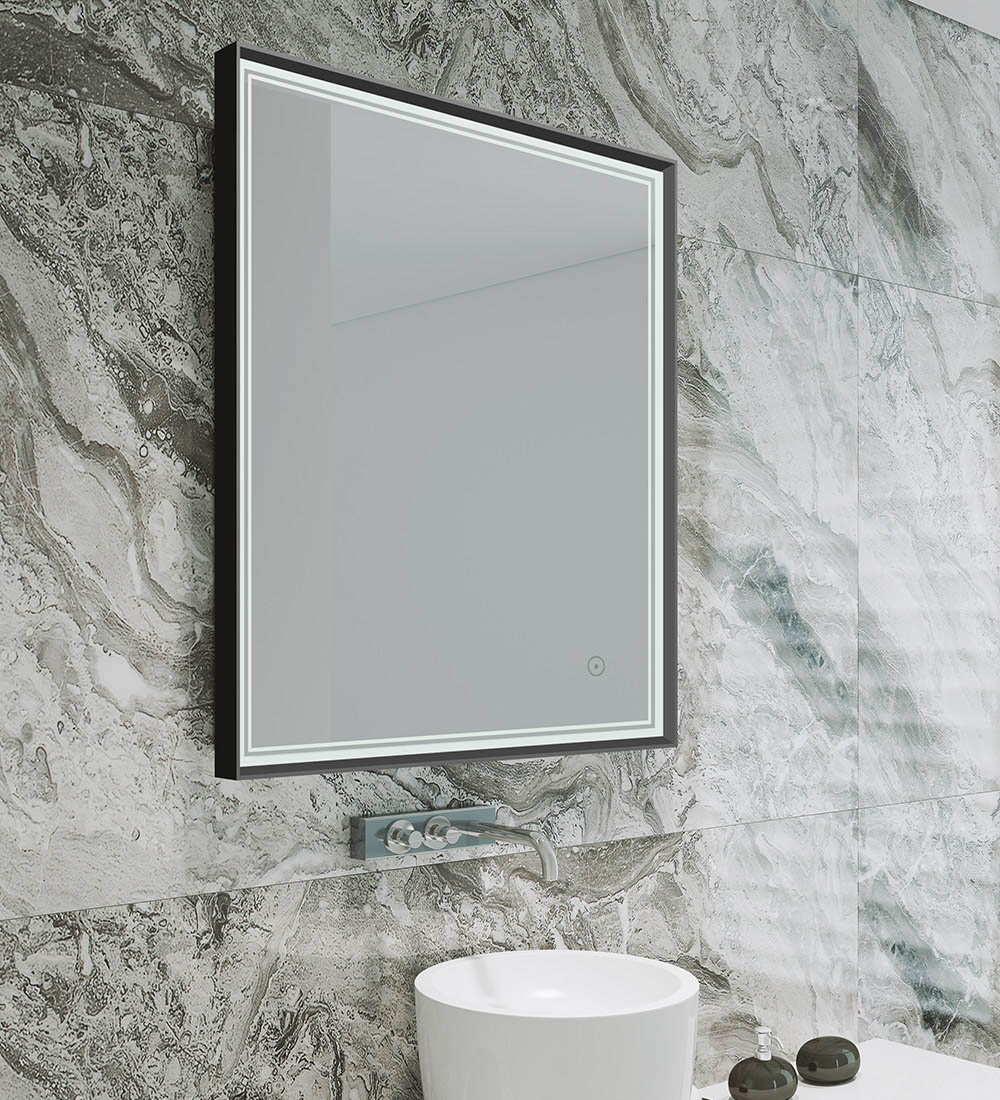 Astoria Mirror 60 Black - 60x80cm