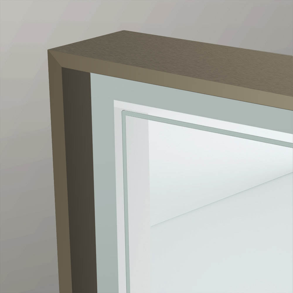 Astoria Mirror 60 Brushed Bronze - 60x80cm
