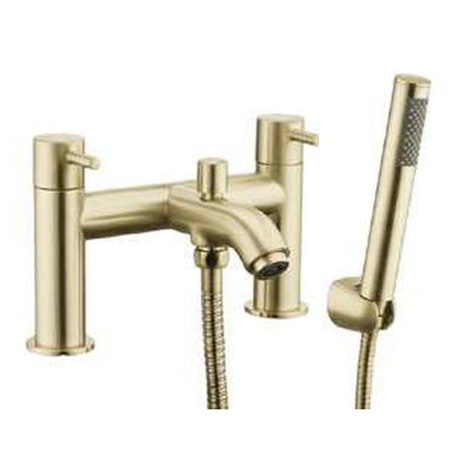 Aurea Brushed Brass Bath Shower Mixer