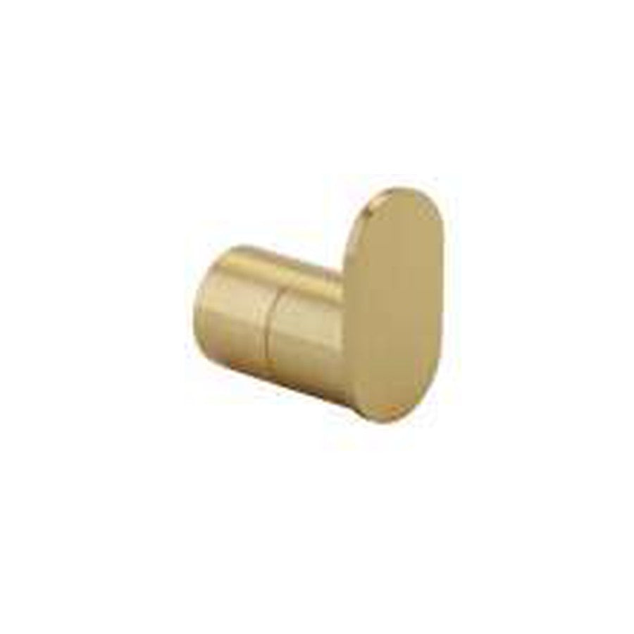 Aurea Brushed Brass Bathroom Accessories, Robe hook