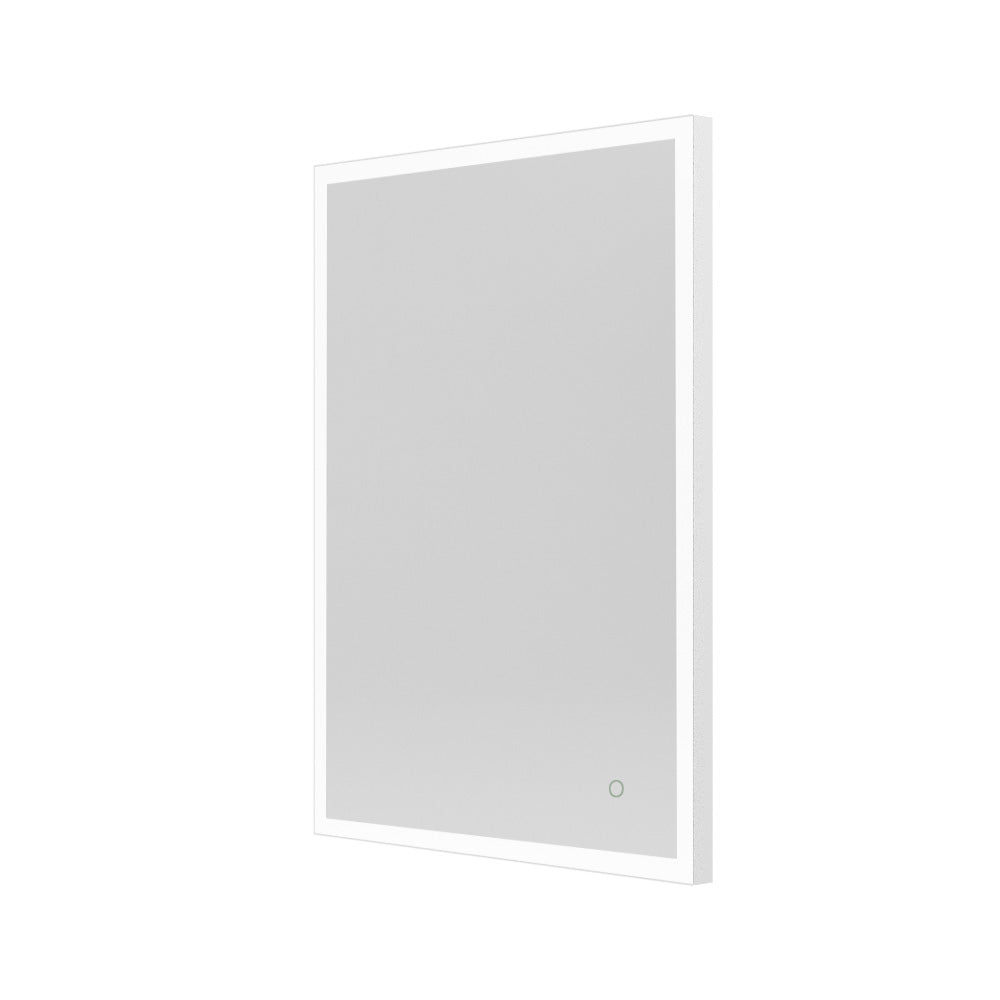 Tate Light Rectangular Mirror 60 White - 60x80cm