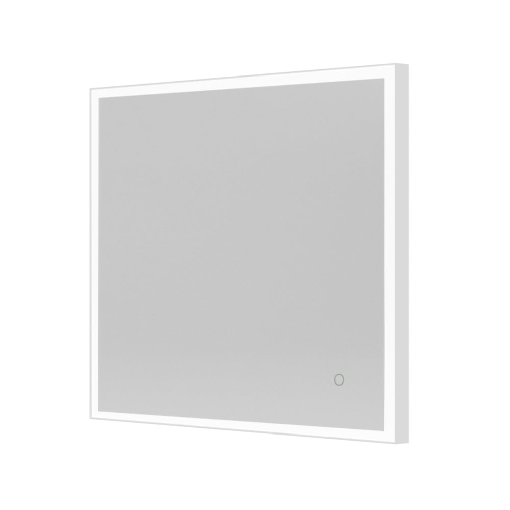 Tate Light Square Mirror 70 White - 70x70cm