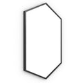 Docklands Hexagonal Mirror Black - 50x75cm