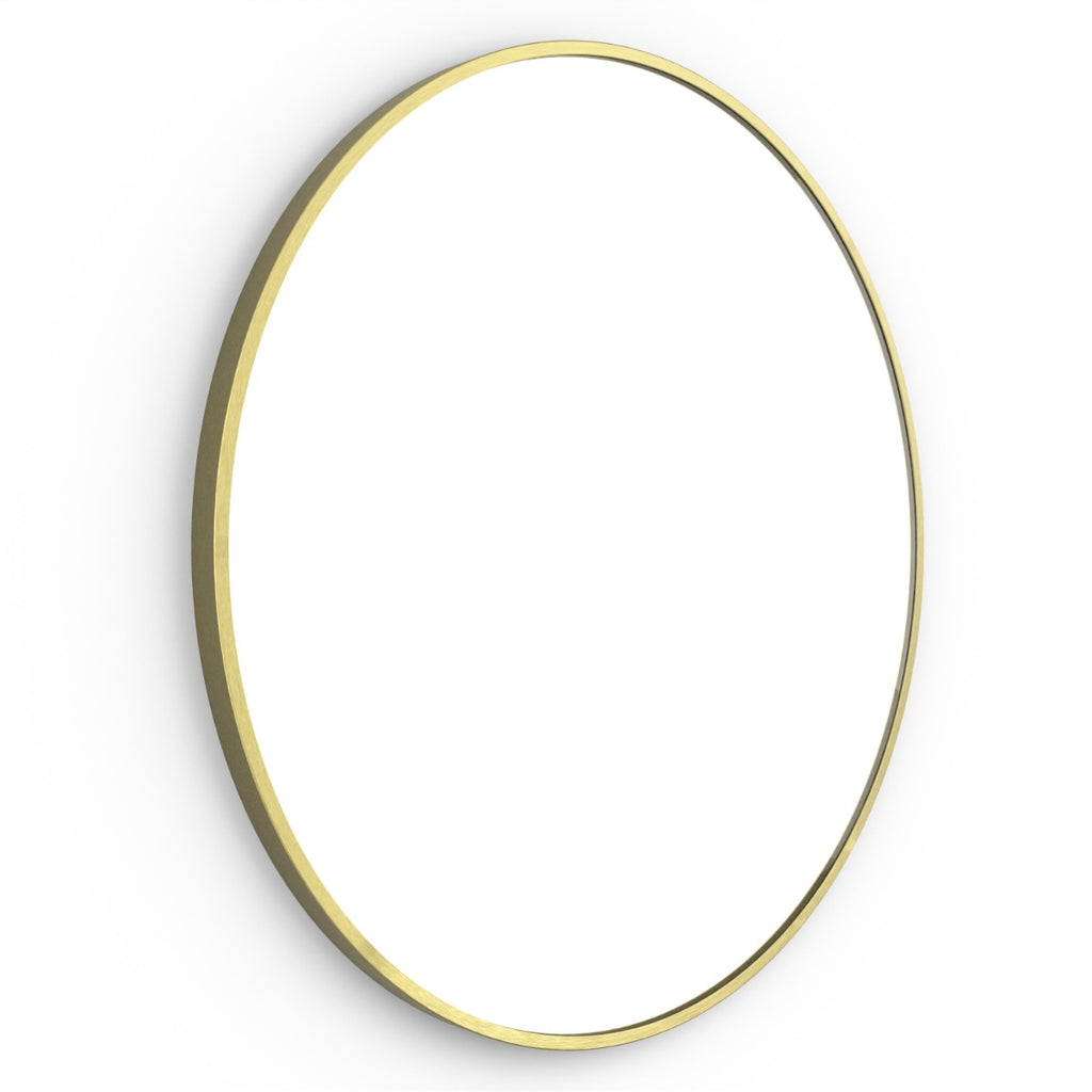 Docklands Round Mirror 60cm Brushed Brass