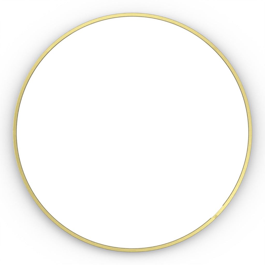 Docklands Round Mirror 60cm Brushed Brass