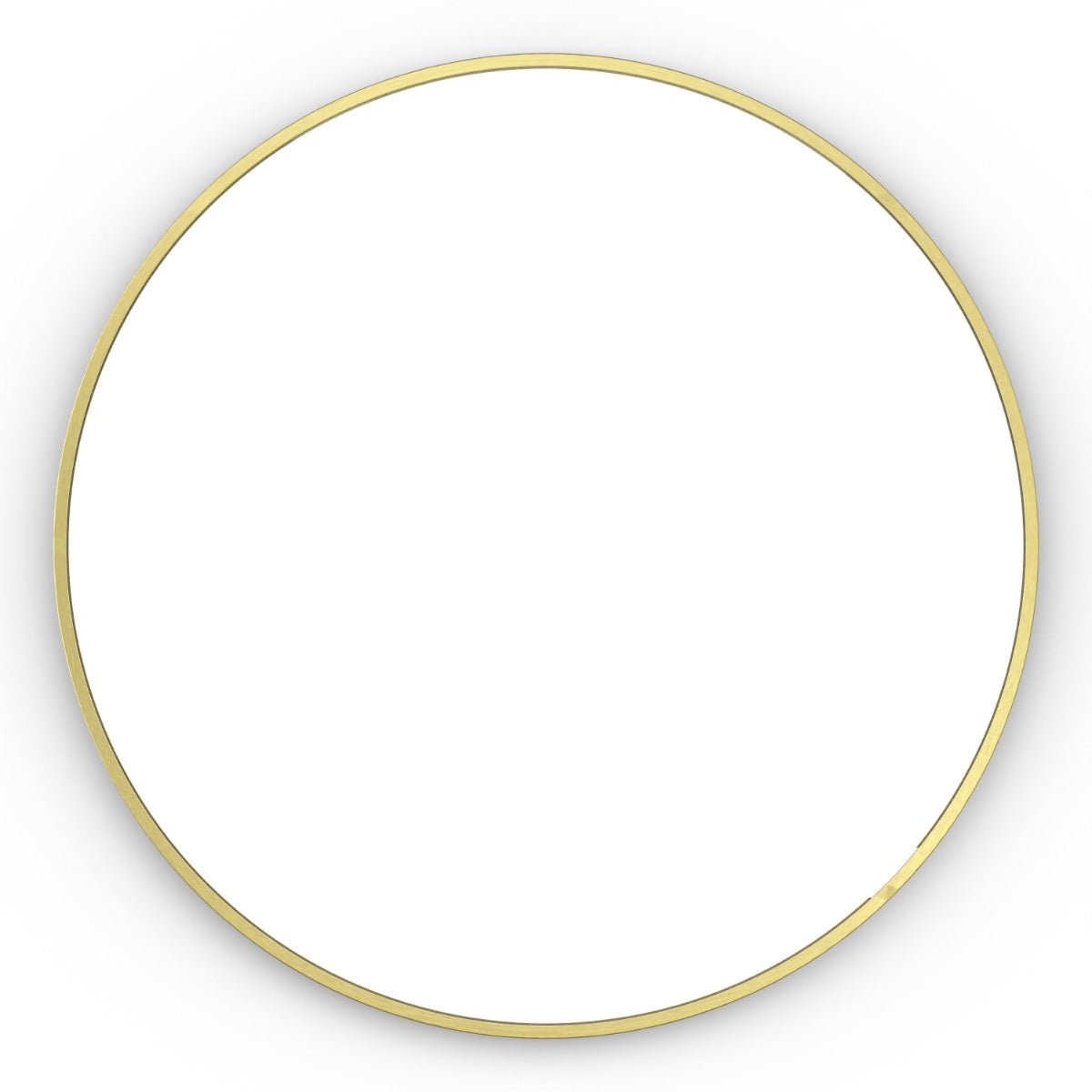 Docklands Round Mirror 60cm Brushed Brass