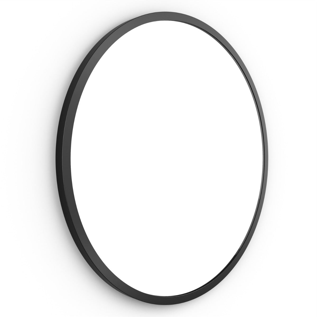 Docklands Round Mirror 60cm Black