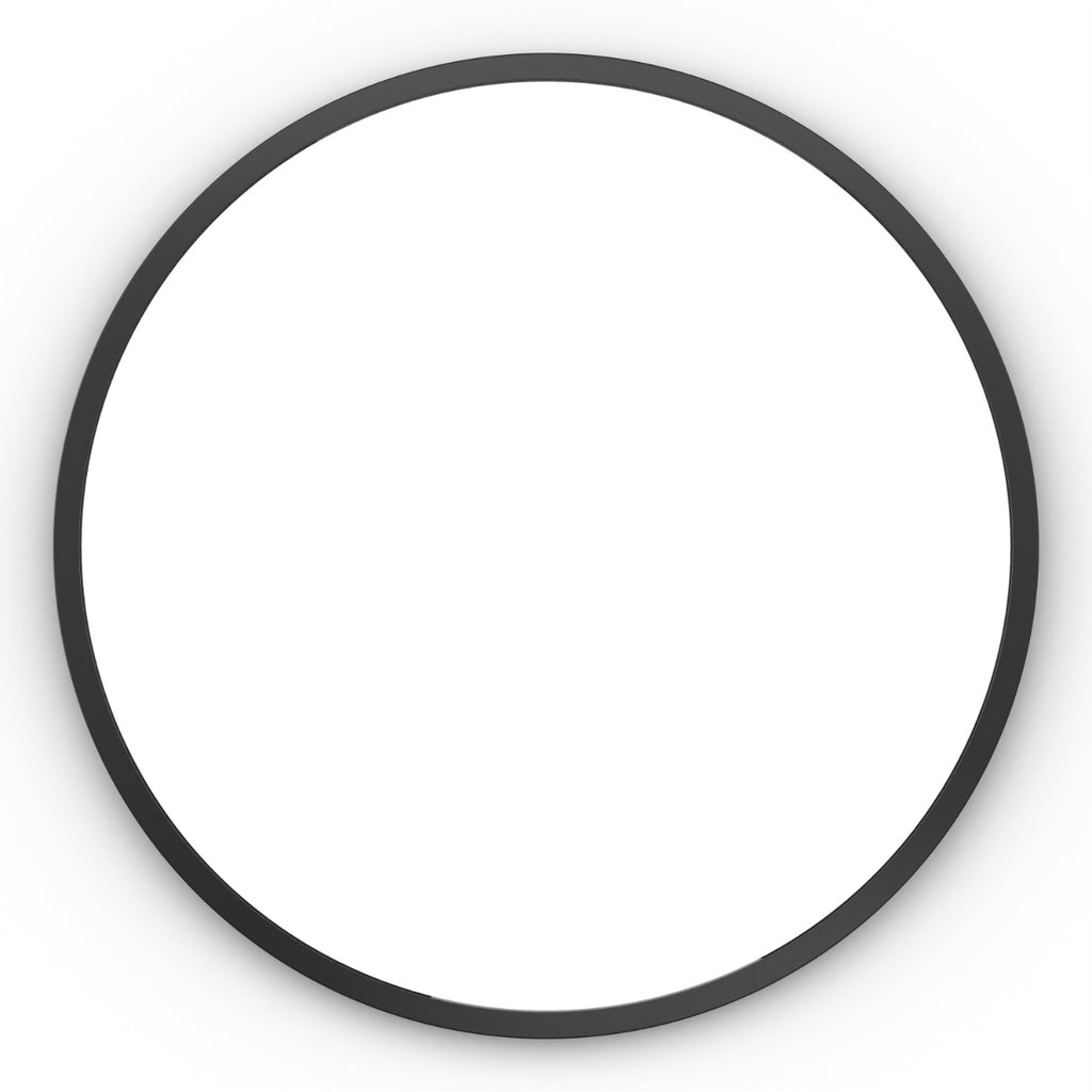 Docklands Round Mirror 60cm Black