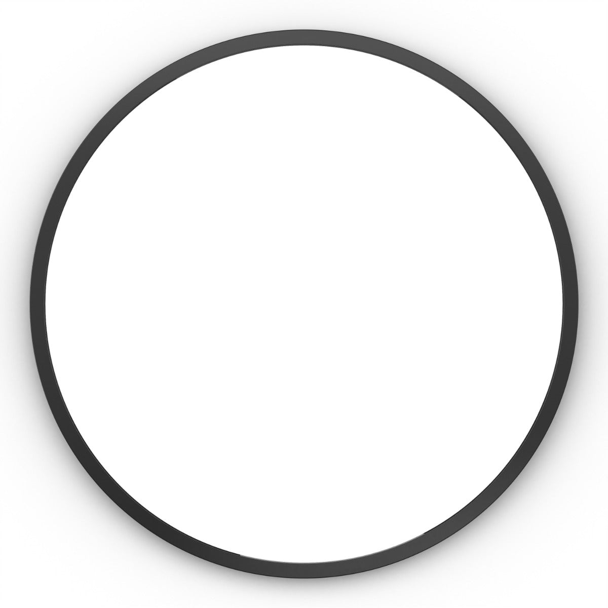 Docklands Round Mirror 60cm Black