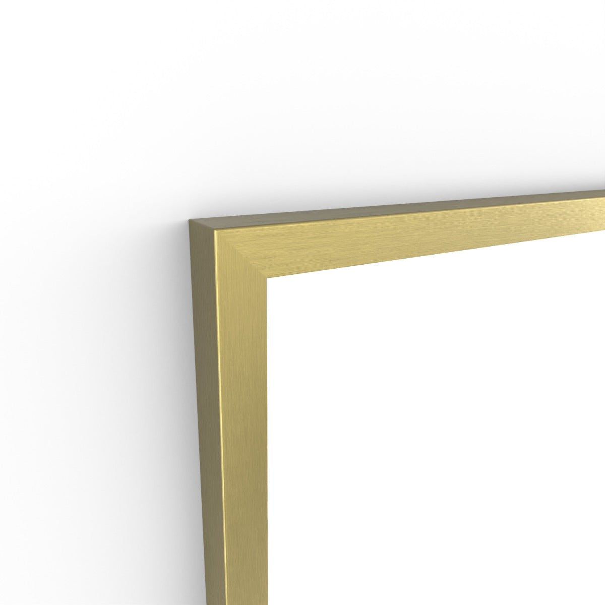 Docklands Rectangular Mirror 50 Brushed Brass - 50x80cm