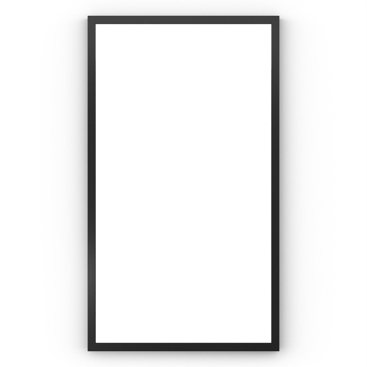 Docklands Rectangular Mirror 40 Black - 40x70cm