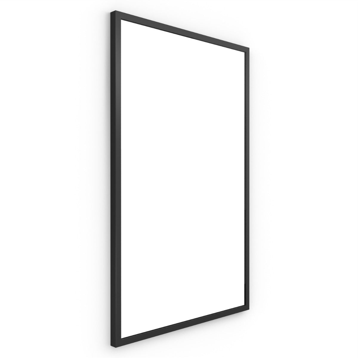 Docklands Rectangular Mirror 50 Black - 50x80cm