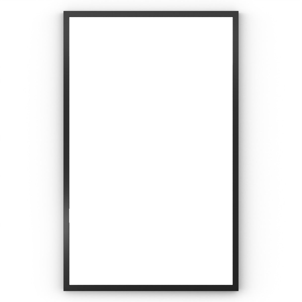 Docklands Rectangular Mirror 50 Black - 50x80cm