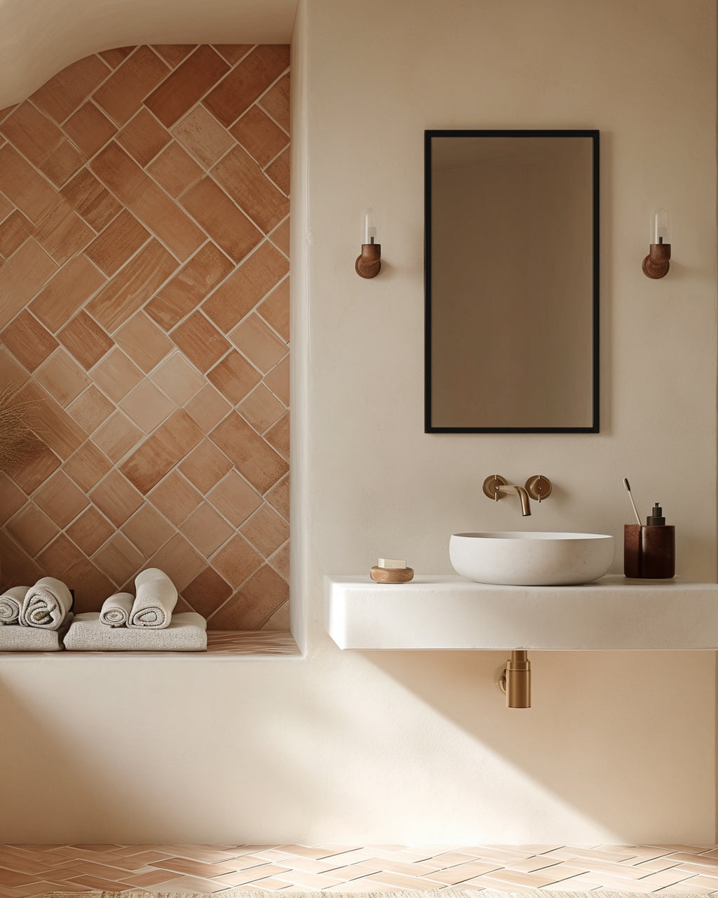 Docklands Rectangular Mirror 50 Black - 50x80cm