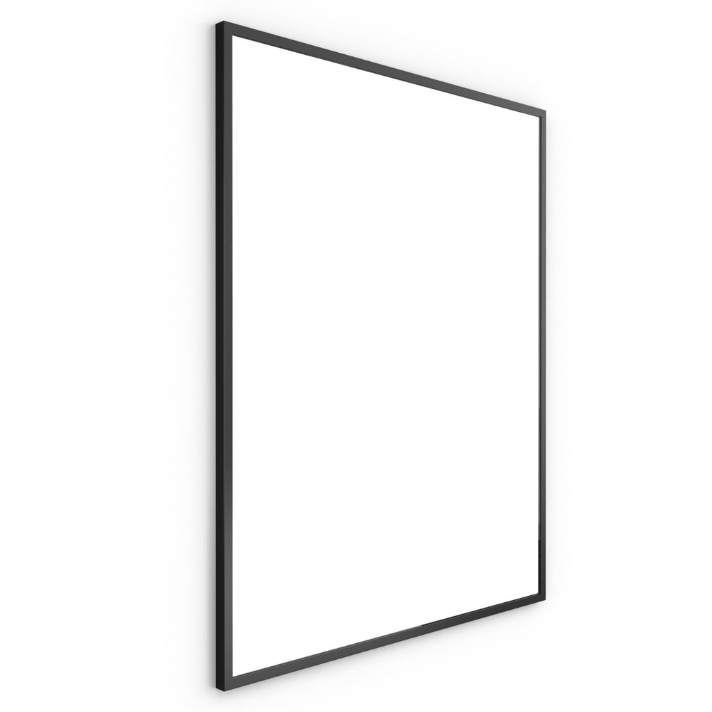 Docklands Rectangular Mirror 80 Black - 80x100cm