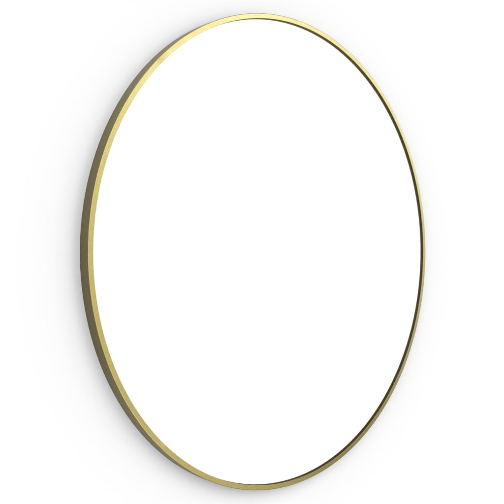Docklands Round Mirror 80cm Brushed Brass