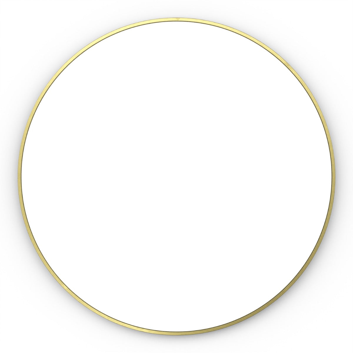 Docklands Round Mirror 80cm Brushed Brass