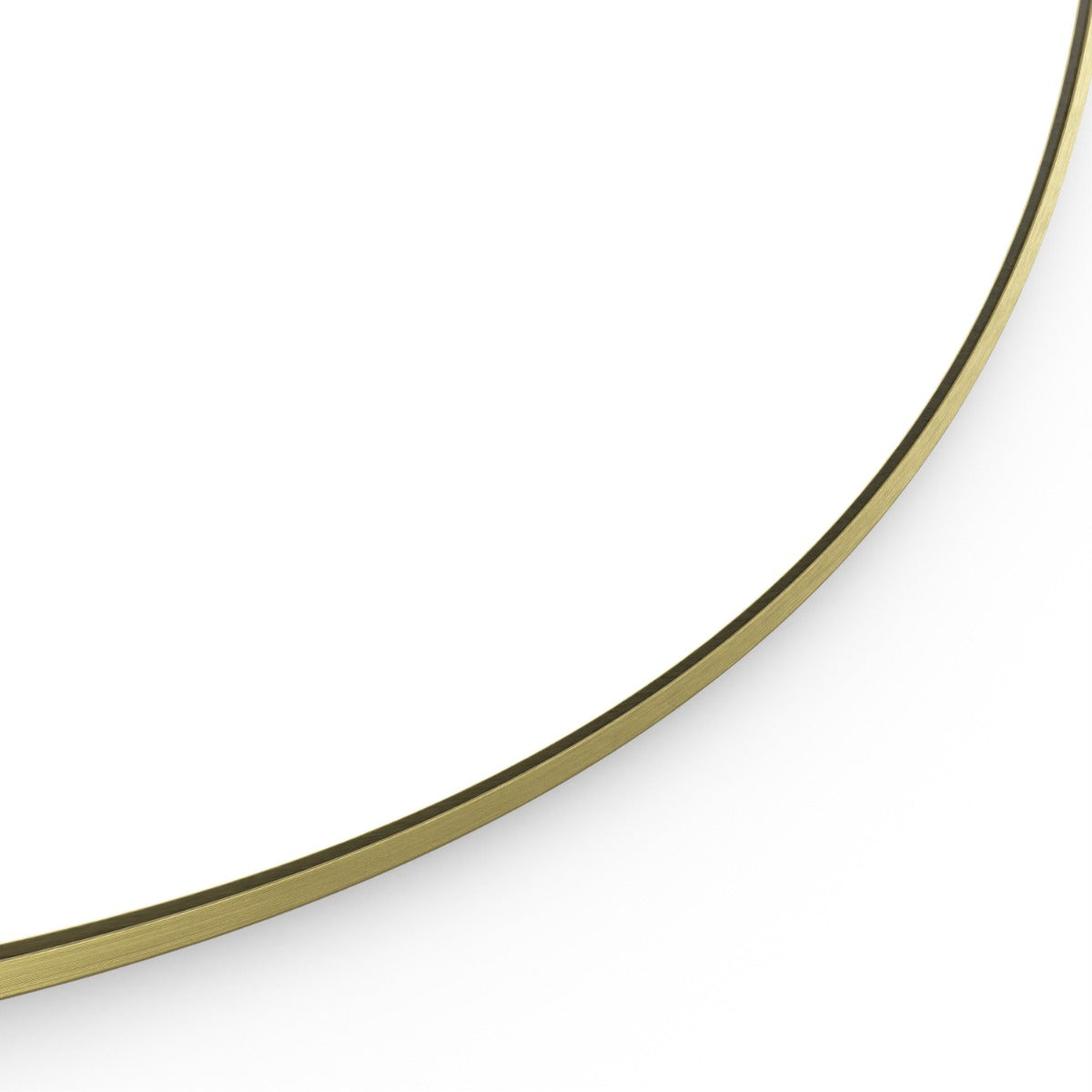 Docklands Round Mirror 80cm Brushed Brass