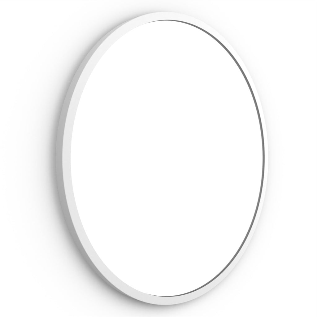 Docklands Round Mirror 60cm White