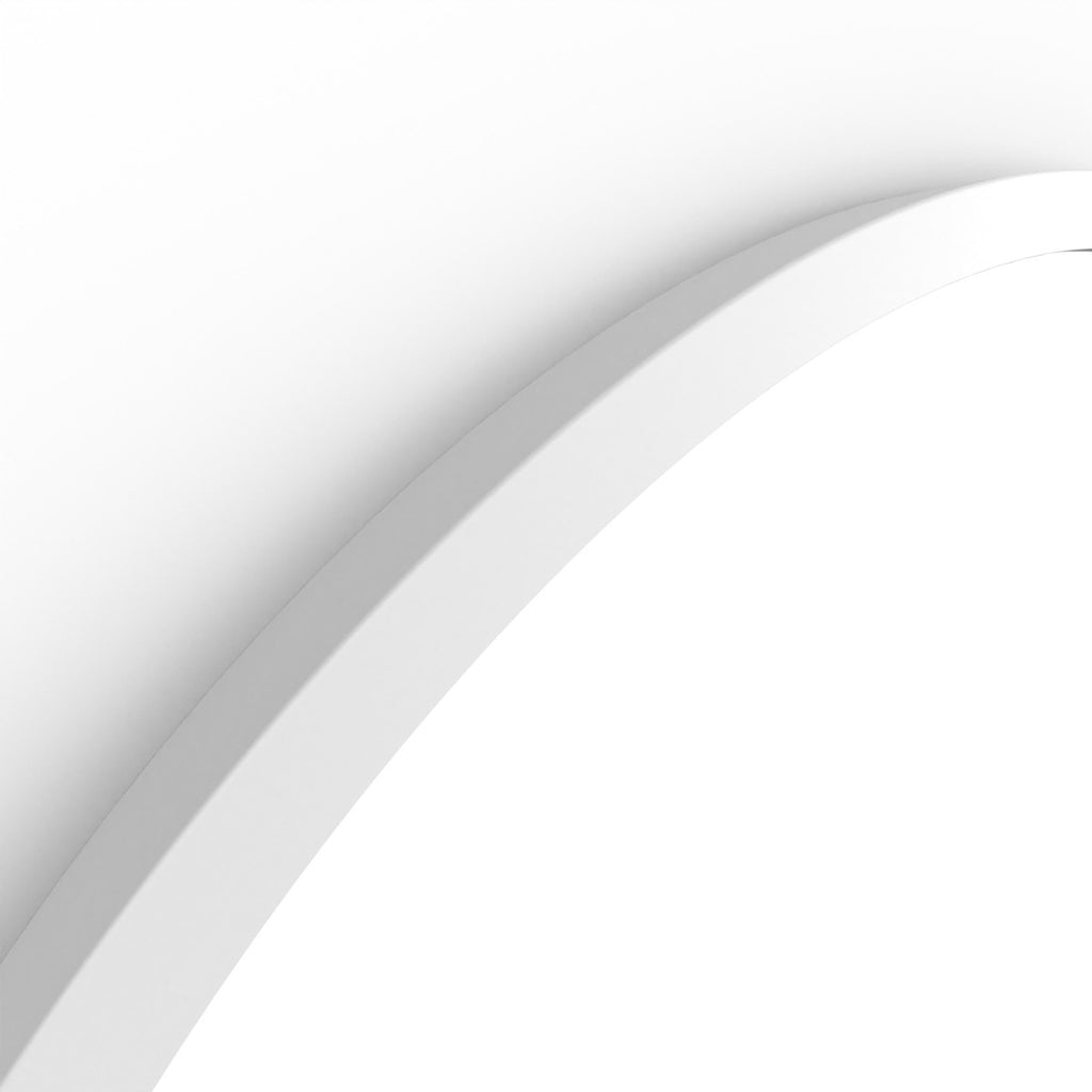 Docklands Round Mirror 60cm White