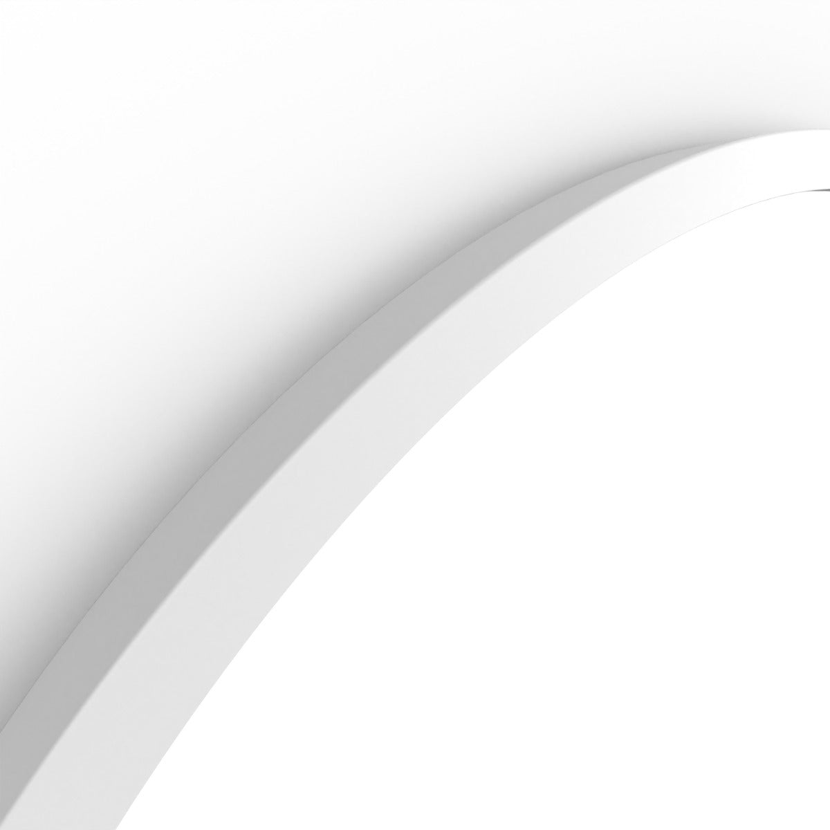 Docklands Round Mirror 60cm White