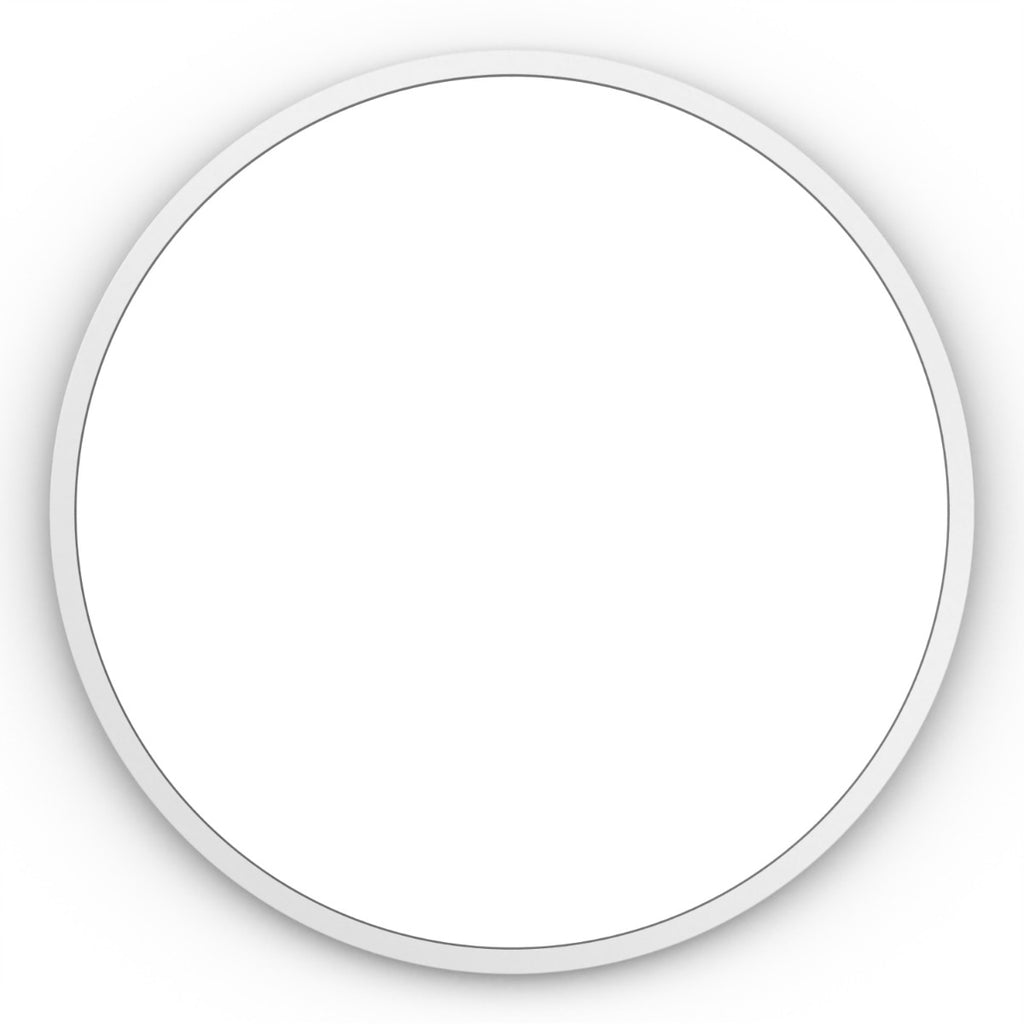 Docklands Round Mirror 60cm White
