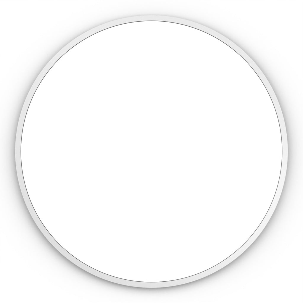 Docklands Round Mirror 80cm White