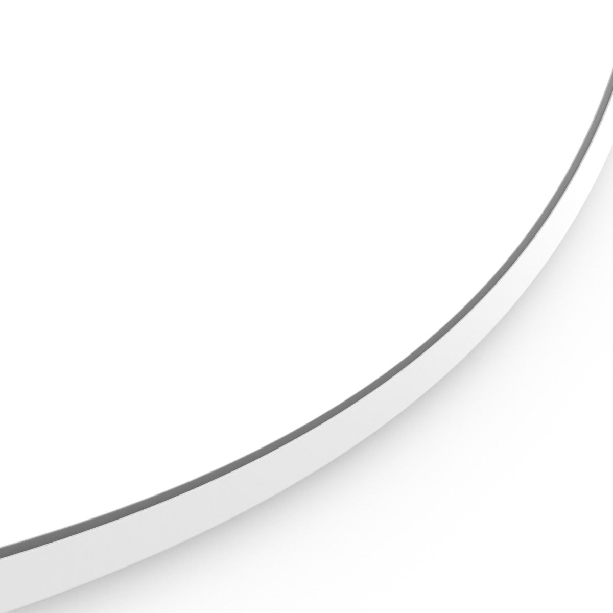 Docklands Round Mirror 80cm White