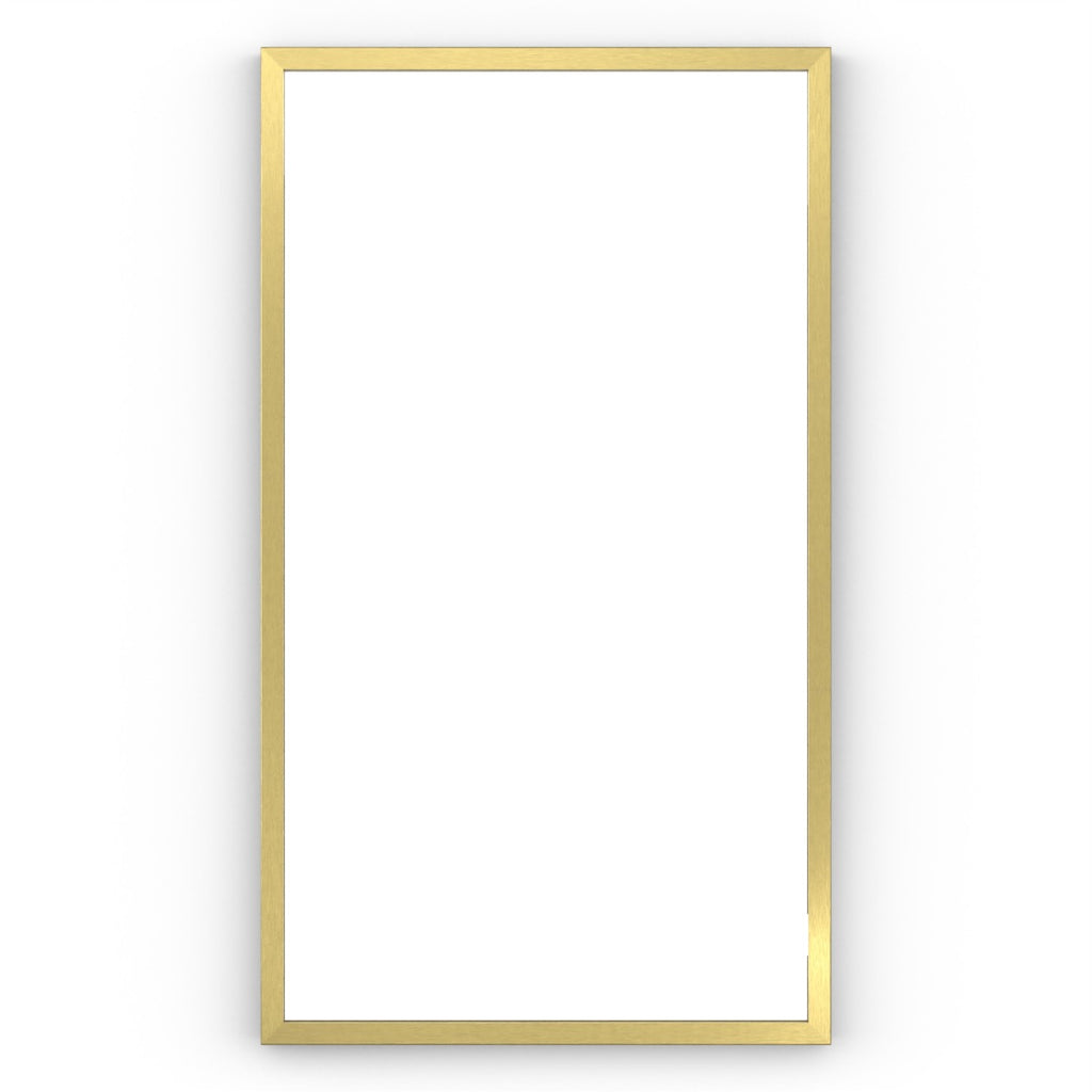 Docklands Rectangular Mirror 40 Brushed Brass - 40x70cm