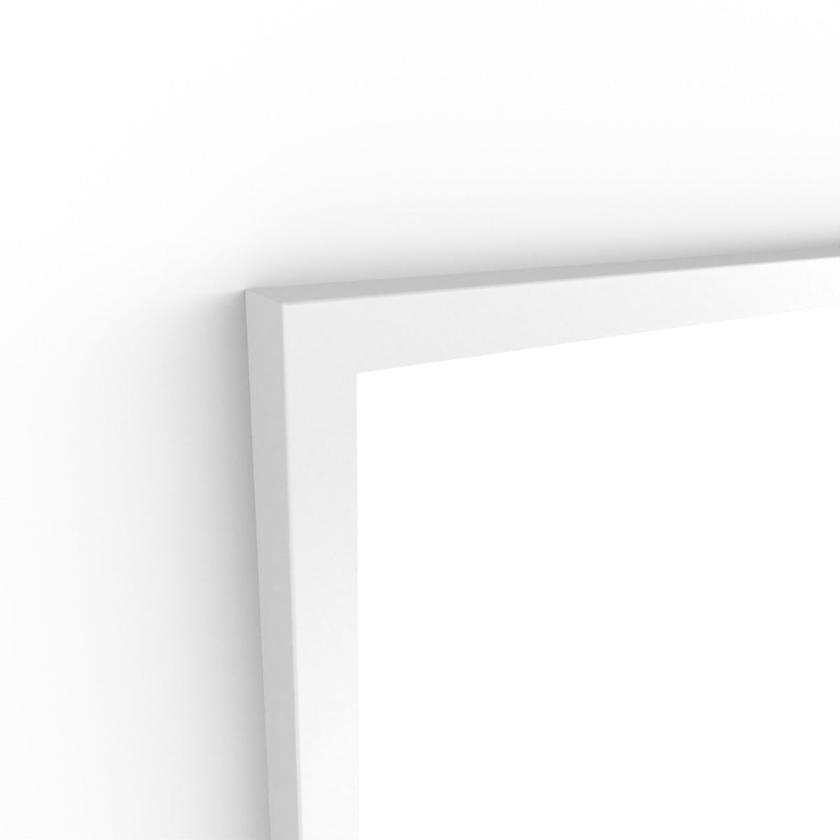 Docklands Rectangular Mirror 50 White - 50x80cm