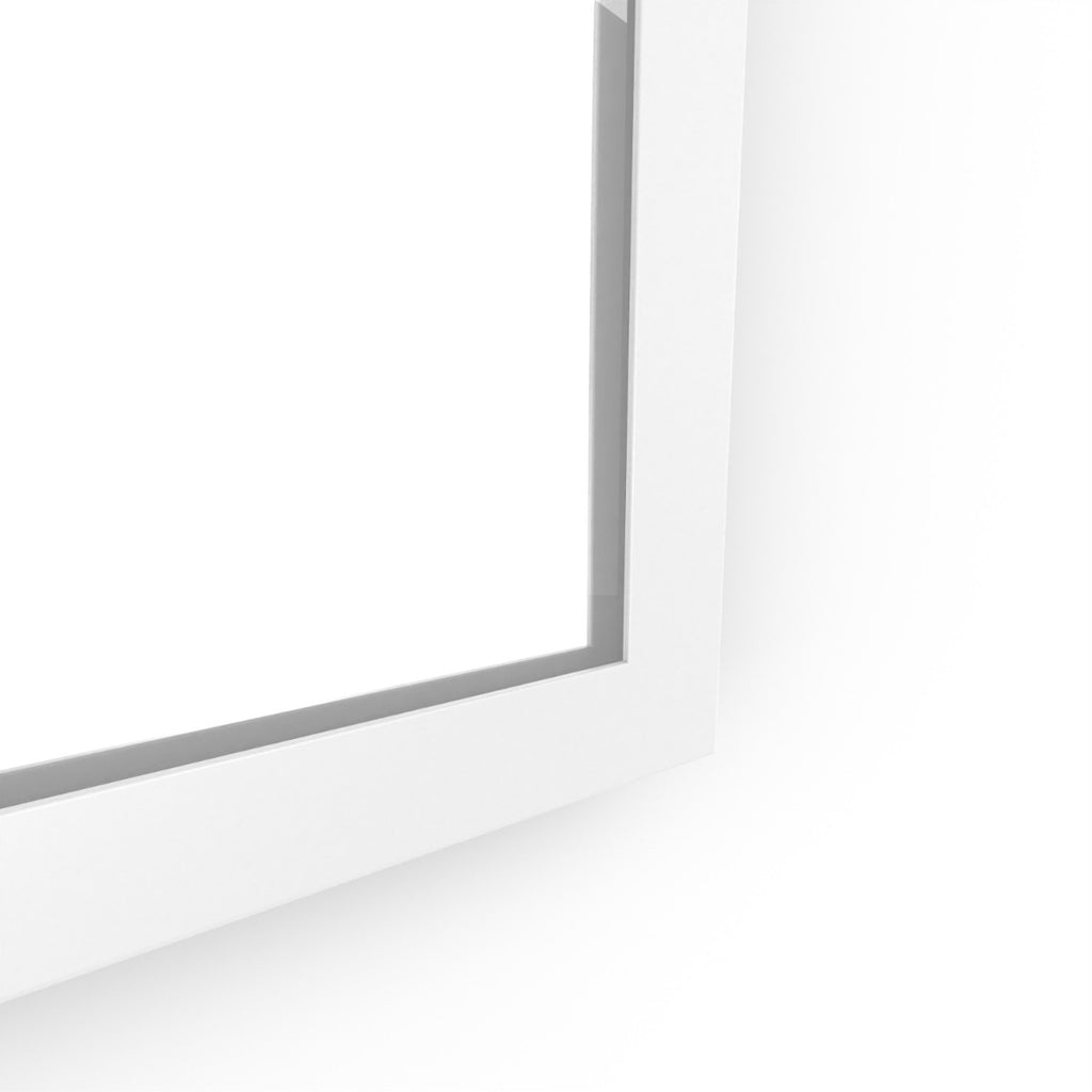 Docklands Rectangular Mirror 50 White - 50x80cm