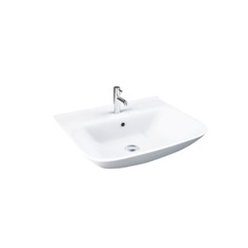 Barina 520mm semi-recessed basin