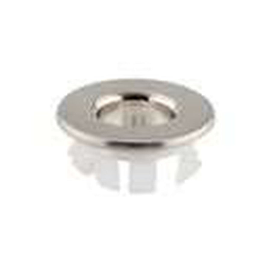 Basin Overflow Rings, Brushed nickel