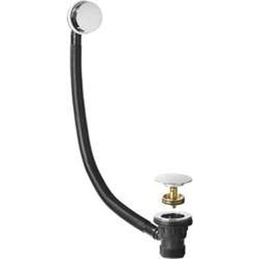 Bath Wastes & Overflows, Easy clean click bath waste & overflow, chrome