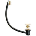Bath Wastes & Overflows, Easy clean click bath waste & overflow, brushed brass