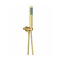 Bespoke Round Hand Shower with Outlet Elbow – Brushed Brass