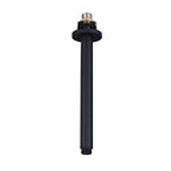 Bespoke Round Shower Arm – Ceiling arm, Matt Black