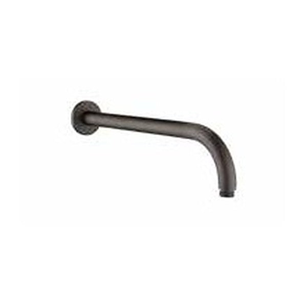 Bespoke Round Shower Arm – Wall arm, Matt Black