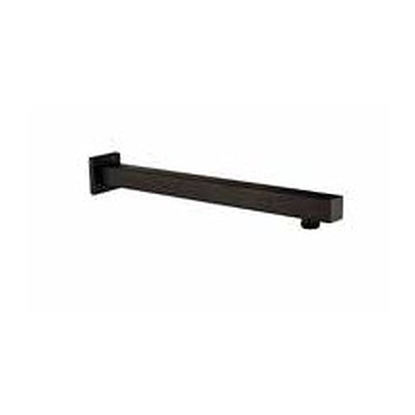 Bespoke Square Shower Arm – Wall arm, Matt Black
