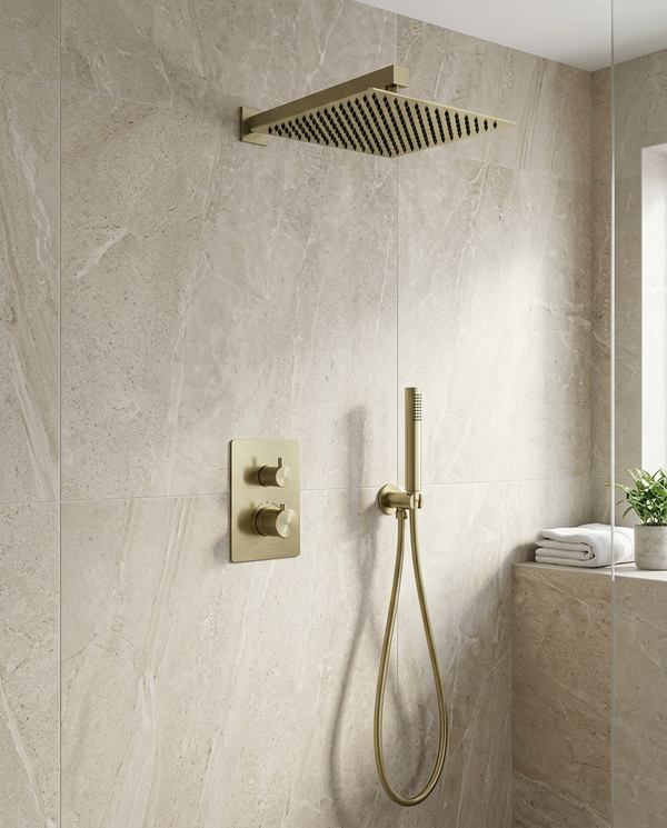 Bespoke Square Thermostatic Shower Set