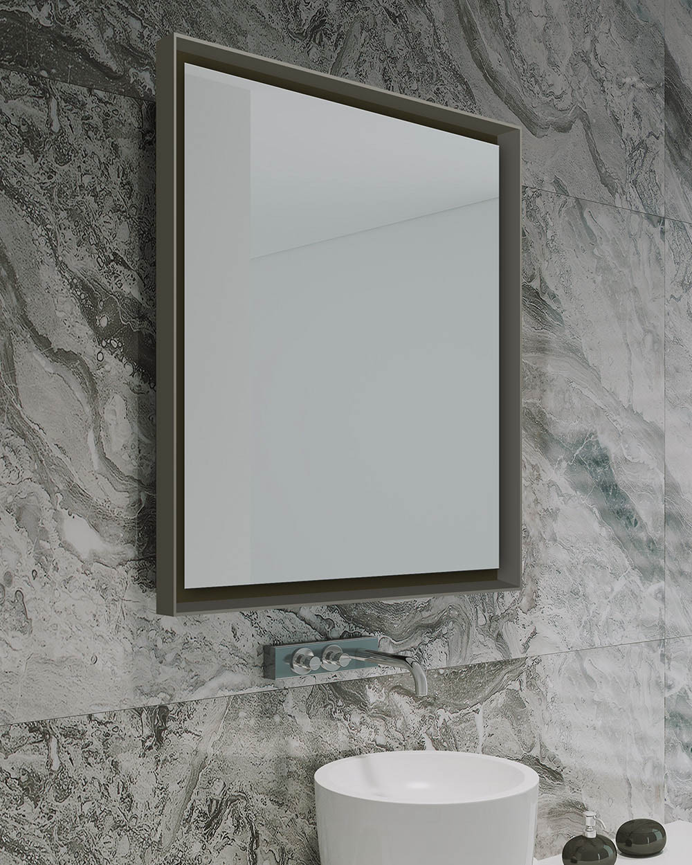 Brooklyn Mirror 60 Brushed Bronze - 60x80cm