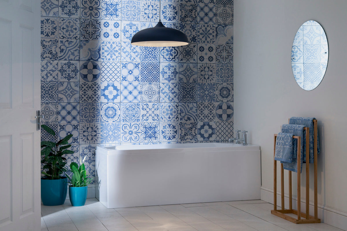 Carron Camden Single Ended Bath, in a bathroom setting