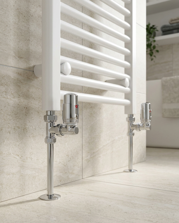 Chrome Thermostatic Radiator Valves